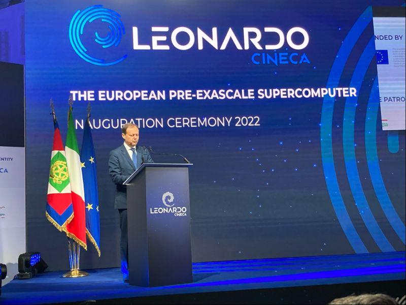 leonardo supercomputer inauguration