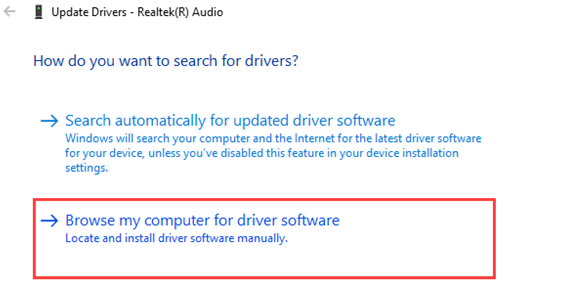 Install Drivers Manually